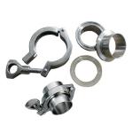 4 Inch Sanitary Tri Clamp Fittings Aseptic Clamp Pipe Coupling SMS3017