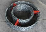 Galvanized Spiral Cross Razor Blade Fencing Wire Ink Green Razor Barbed Wire