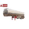 Buy cheap 42000l Fuel Tank Trailer Easy To Clean , Fuel Storage Trailer With 24v Lighting from wholesalers