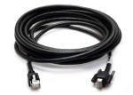 Scuff Resistant Camera Rj45 Data Cable Bare Copper Conductor Black Color