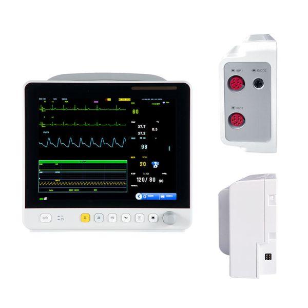 12.1inch Portable Vet Multi-parameter Monitor Yonker VE 12 Monitor Veterinary Multi-parameter 8 Monitor Price
