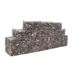 Wholesale Galvanized Retaining Iron Wire Mesh Gabion Box Kenya 2x1x1m Gabion Baskets gabion baskets Galvanized from china suppliers