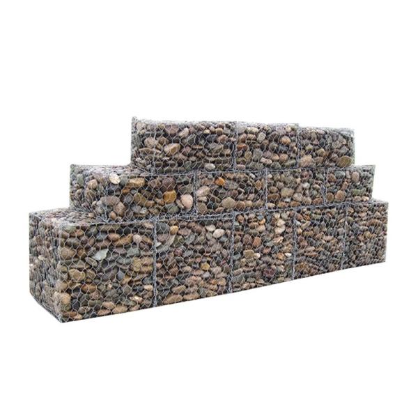 Galvanized Retaining Iron Wire Mesh Gabion Box Kenya 2x1x1m Gabion Baskets