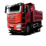 8x4 12 Wheeler 60 Ton Heavy Duty Dump Truck FAW J6P Model LHD Earthmoving With
