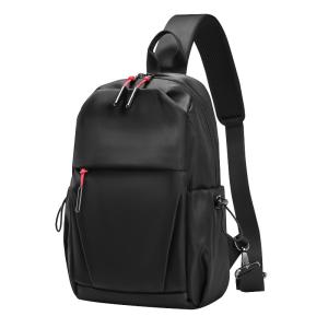 Wholesale Fashionable Mens Tactical Shoulder Bags Mens Black Sling Bag Multi Compartment from china suppliers