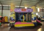 Minions Inflatable Jump House 0.55mm Pvc Tarpaulin 3.8 X 2.8m For Children Party