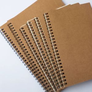 Wholesale Custom Retro Thickened Kraft Paper Notebook Simple Printing Workbook from china suppliers
