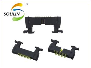 Wholesale Dual Row H12.95 SMT 2.54 Mm Pin Header Waterproof Right Angle from china suppliers