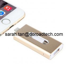 Wholesale 3 in 1 Plug and Play Best Quality High Speed OTG USB Flash Drive for iProducts from china suppliers