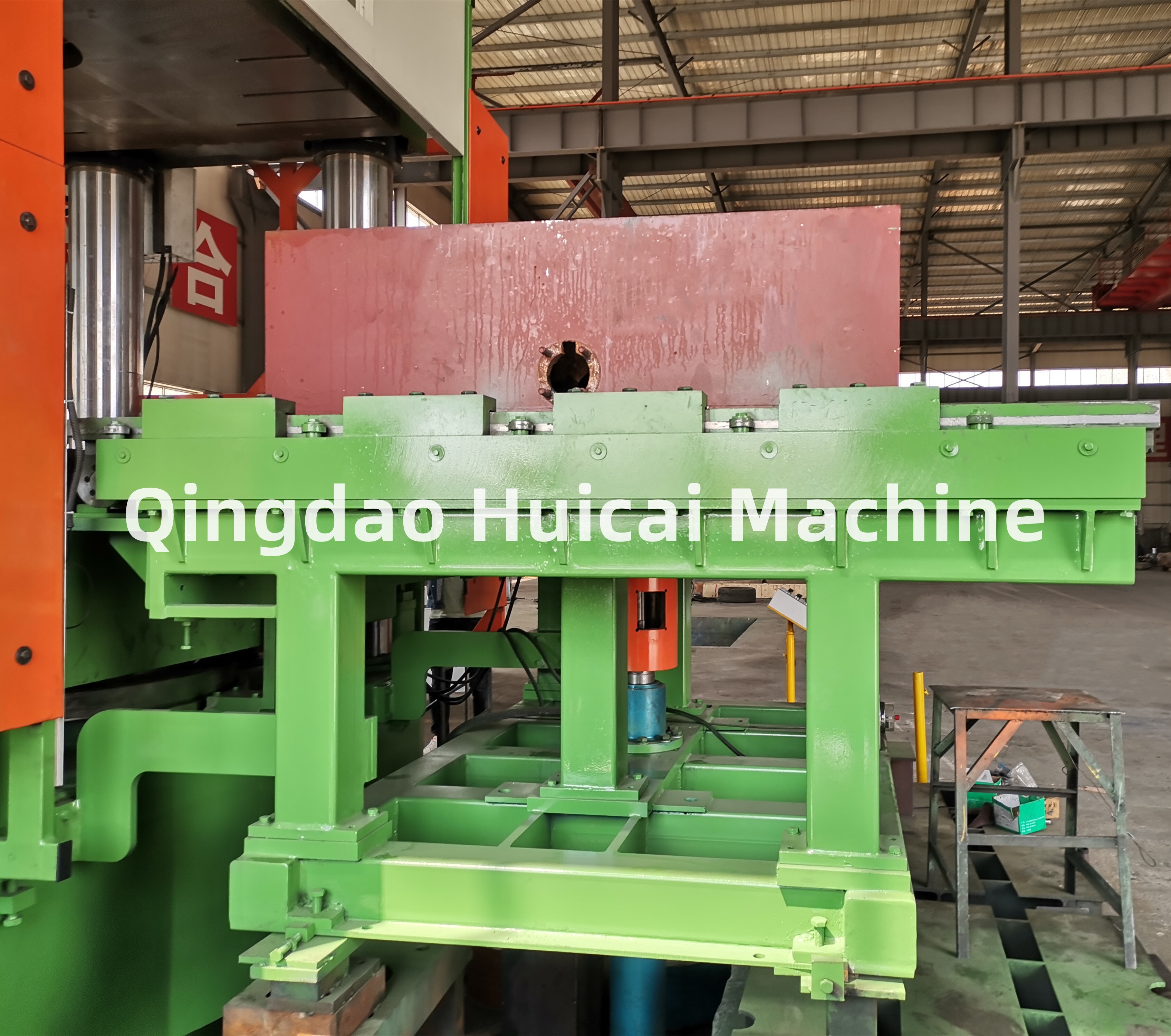 Solid Tyre Press Machine with 600mm Piston Stroke and Fully Automatic PLC Control