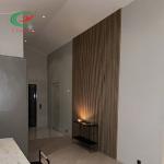 Interior Wall Wooden Acoustic Panels Multipurpose Flameproof