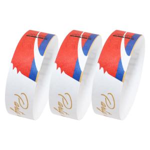 Wholesale Synthetic Colored Paper Wristbands Personalised Customizable Size Disposable from china suppliers