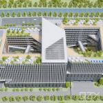 TP-Link Hangzhou Headquarters 1/300 Acrylic Model Designed for Sea Transportatio