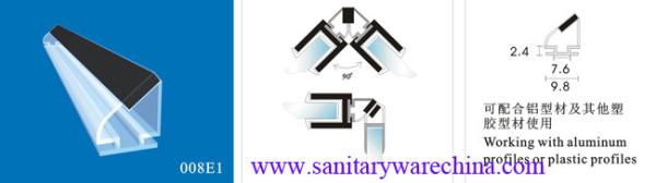 Sealing Strips/waterproof magnetic strips/shower door seals/PVC Magnetic Seal