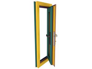 Wholesale Powder Coated Extrusions 6063 T5 Alloy Temper Aluminium Casement Door from china suppliers