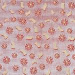 Warp Knitted 270 GSM Flannel Fleece Fabric 100% Polyester Coated With Gold Foil