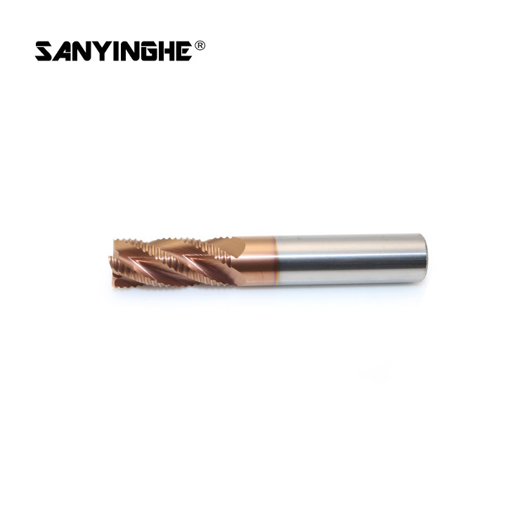 4 Flutes Flat CNC Carbide Roughing End Mills HRC45 55 60 65 Hard Milling Cutter Tool