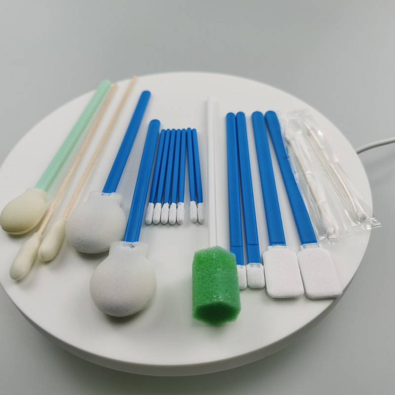 Plotter Printerhead Cleaning Swabs Polyester Surface Flat Microfiber Tip