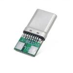 golden plated Copper Type C Male Connector 100W For SAMSUNG MAC Book 9V/12V/20V