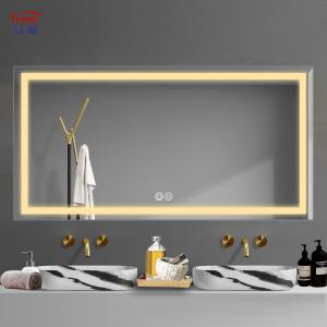 Wholesale Touch Switch Fashion Round Led Light Wall Full Length Shower Fogless Bedroom Decoration Smart For Bathroom Mirror from china suppliers