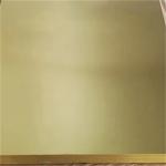 Small and Large Sizes Brass Sheet Metal Golden Plater 2mm C26000 C22000 Solid