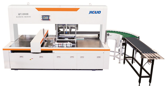 Double Head 1080×780mm Corrugated Box Machines Waste Paper Blanking Machine