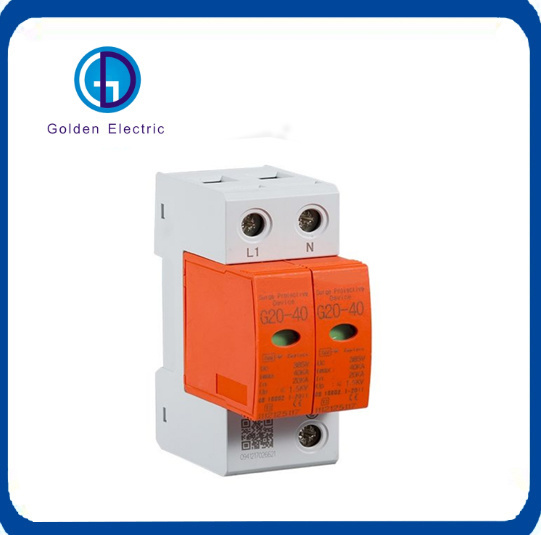 40ka 230V DC Surge Protector With Lightning Protection For Solar System SPD