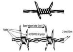 Military Coiled Security Barbed Wire Dispenser Font Free Off Road , Spiral