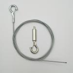 Acoustic Panel Hanging System With Adjustable Cable Grippers 1.5mm Wire Rope