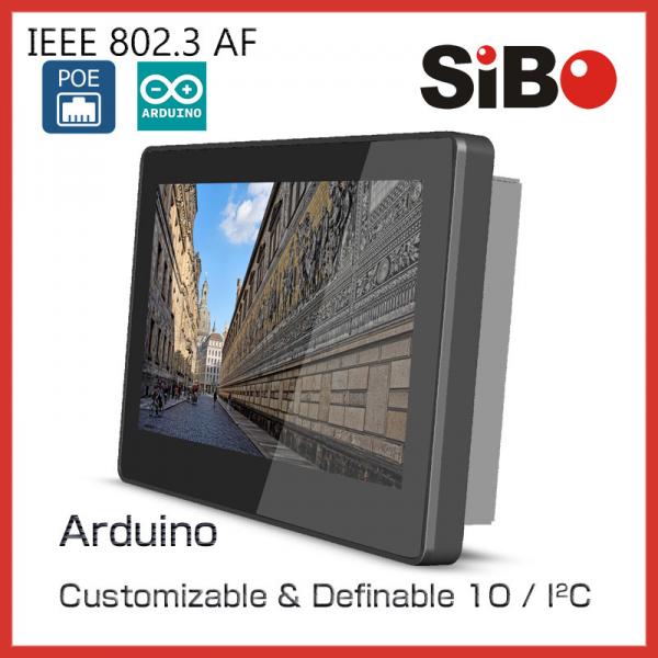 Quality SIBO 7 Inch Tablet Q896 With Glass Wall Mount Bracket LED Light For Meeting Room Ordering for sale