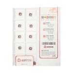 Speed Tungsten Carbide SPMG 060204 U Drill Inserts CVD And PVD Coating