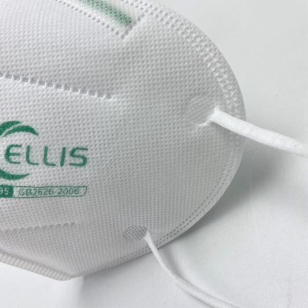 Green Color Breathable 5-Layer Disposable Kn95 Protective Anti-Dust Face Mask