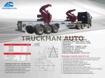 Self Loading Side Loader Container Truck , Side Lifter Trailer For Transport