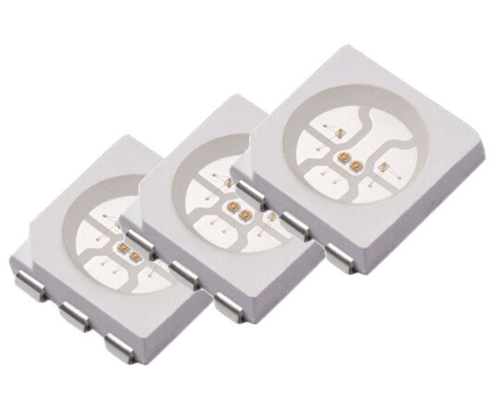 6 Pins 0.2W 5050 SMD LED Chip Blue 460nm-470nm LED Light Chip