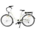 Adjustable Handle Mid Motor Electric Bike , Ladies Electric Bike With LED Mode