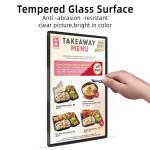 Wall Mounted Aluminum Snap Frame for Restaurant Menu and Ultra Thin Light Box
