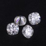 Synthetic Loose VVS Moissanite Gemstones For Jewelry Making , DEF Color 6mm