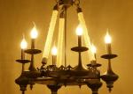 D7105 E27 Restaurant Dia 83cm / 103cm Vintage Rope Pendant Light
