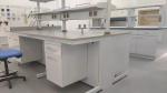 University Laboratory Island Bench Wood Wall Bench Laboratory Work Table