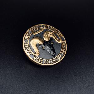 Wholesale 42mm 45mm 50mm Plated Color Challenge Coins Double Sided 3D Gold Custom Souvenir Coins from china suppliers