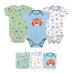 New 2023 kids clothing wholesale Short Sleeve Boy And Girls Newborn Baby Romper