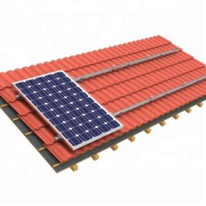 Wholesale 0-60 Degree Solar Panel Roof Mounting Systems 275w 285w Portrait Landscape Aluminum Alloy from china suppliers