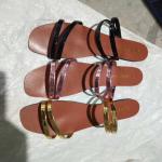 Fashion Summer Shoes Womens Casual Flats 3 Colors Black Gold Pink