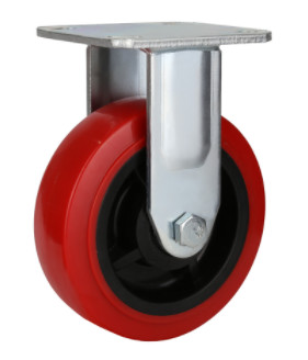 Heavy Duty Red Polyurethane Caster