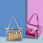 Notebook Shoulder Portable Tote PVC Handbags