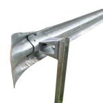 Steel Highway Guardrail with Steel Box Spacer Block Roadway Safety Standard