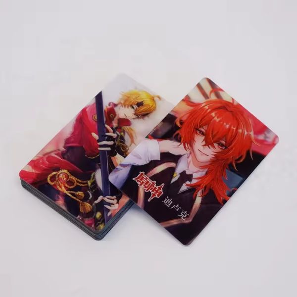Matte Finish Lenticular 3D Card PET Souvenir Card With Glossy Lamination