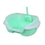 Multicolor PET Open Cat Litter Tray Large Opening Litter Tray