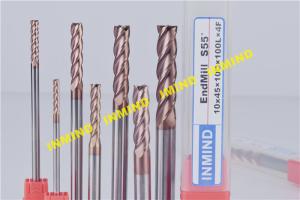 Wholesale TiAlN Coated CNC End Mill For Milling Machine End Mills , 75 mm - 150 mm Length from china suppliers