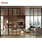 Powder Coated Interior Bedroom Aluminium Sliding Glass Door Plexiglass